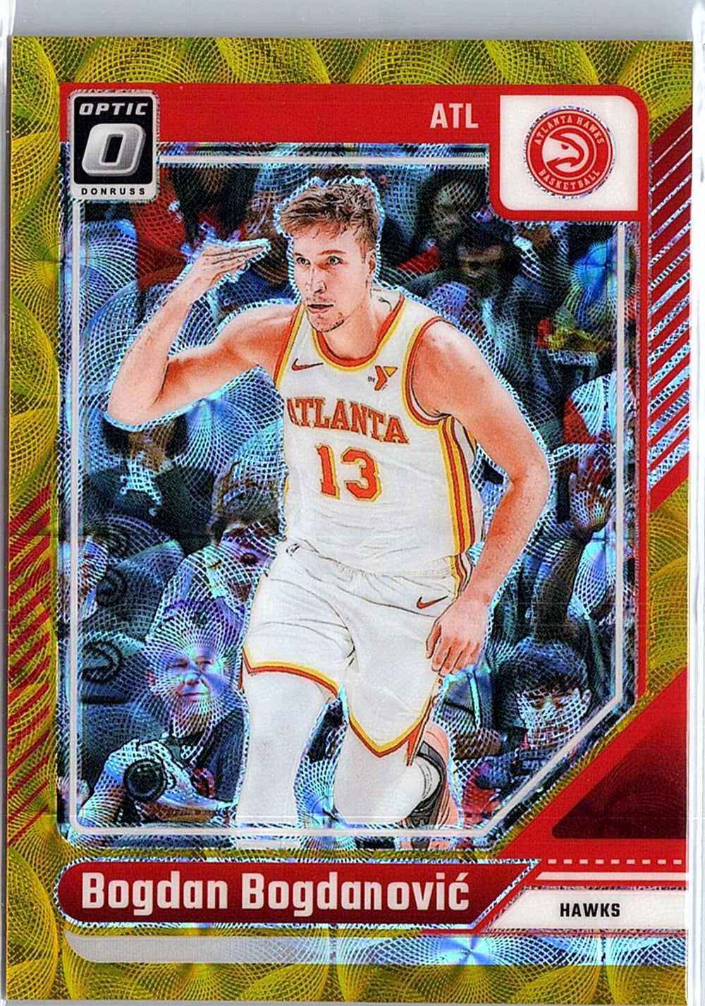 2024-25 Donruss Optic #59 Bogdan Bogdanovic Gold #/10