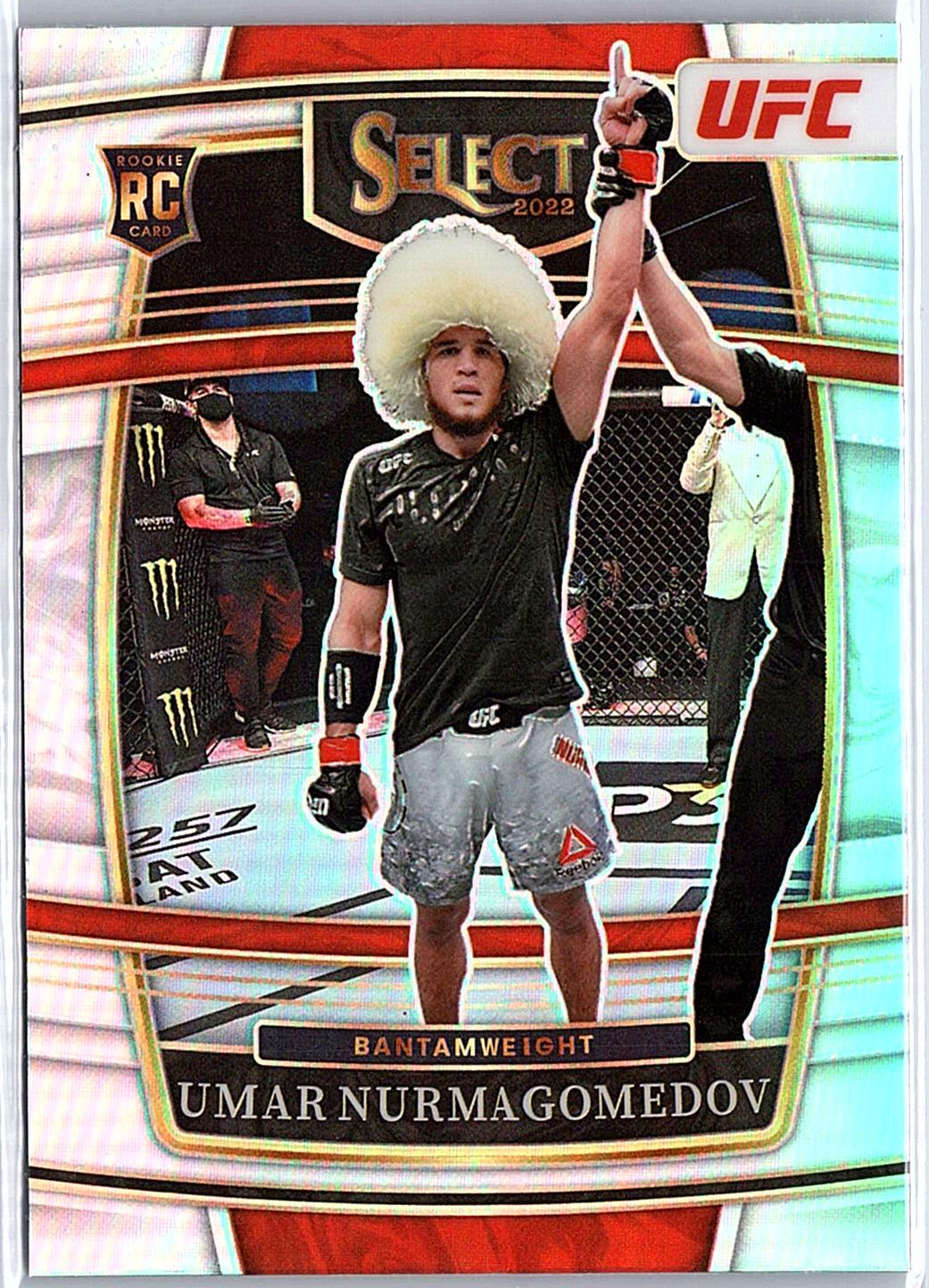 2022 Panini Select UFC #81 Umar Nurmagomedov Silver