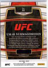 2022 Panini Select UFC #81 Umar Nurmagomedov Silver