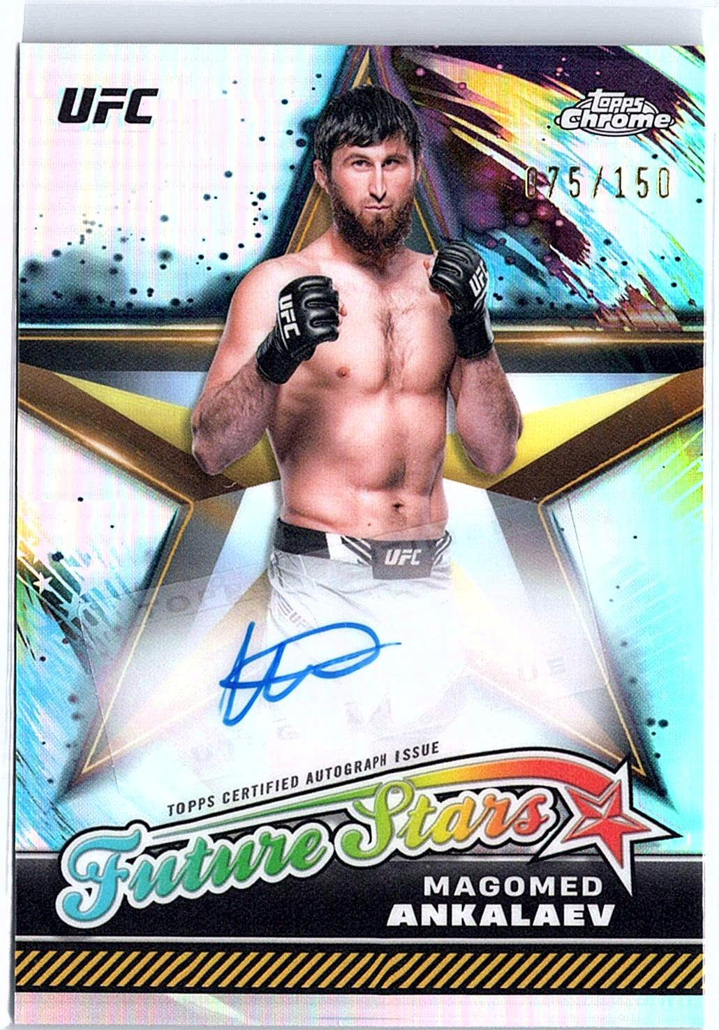 2024 Topps Chrome UFC #FSA-MAN Magomed Ankalaev Future Stars Autographs