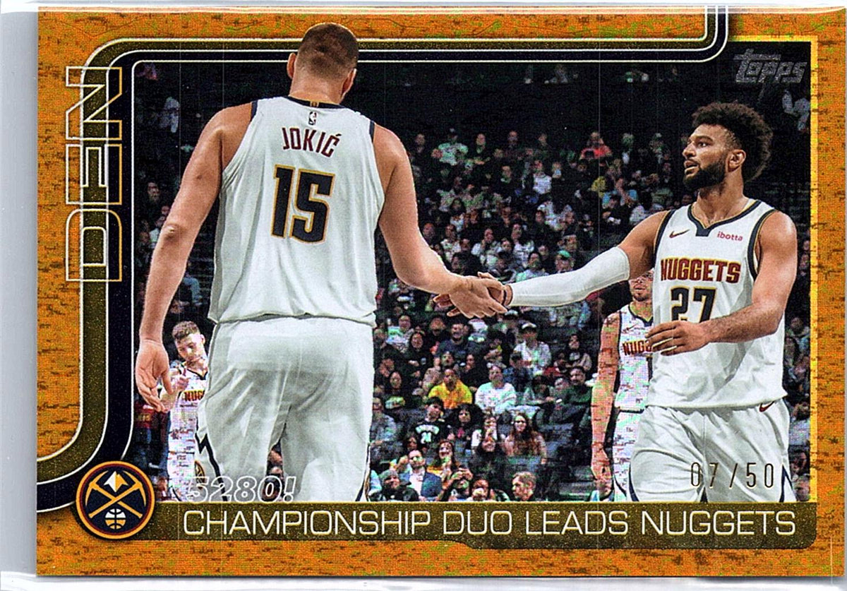 2025-26 Topps #286 5280!: Championship Duo Leads Nuggets /50