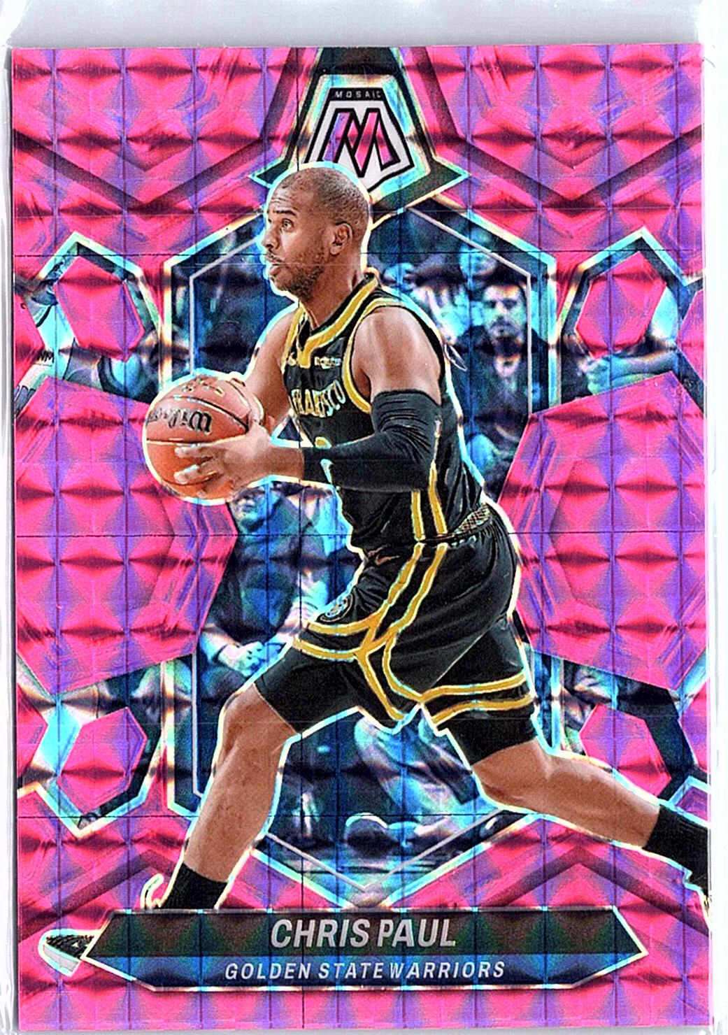 2023-24 Panini Mosaic #136 Chris Paul Pink #/149