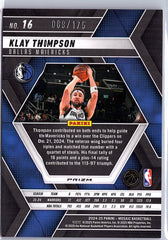 2024-25 Panini Mosaic #16 Klay Thompson Pink Mosaic #/175