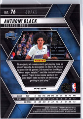 2024-25 Panini Mosaic #76 Anthony Black Orange Ice Mosaic #/49
