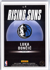 2024-25 Donruss Optic #4 Luka Doncic Rising Suns Red Scope