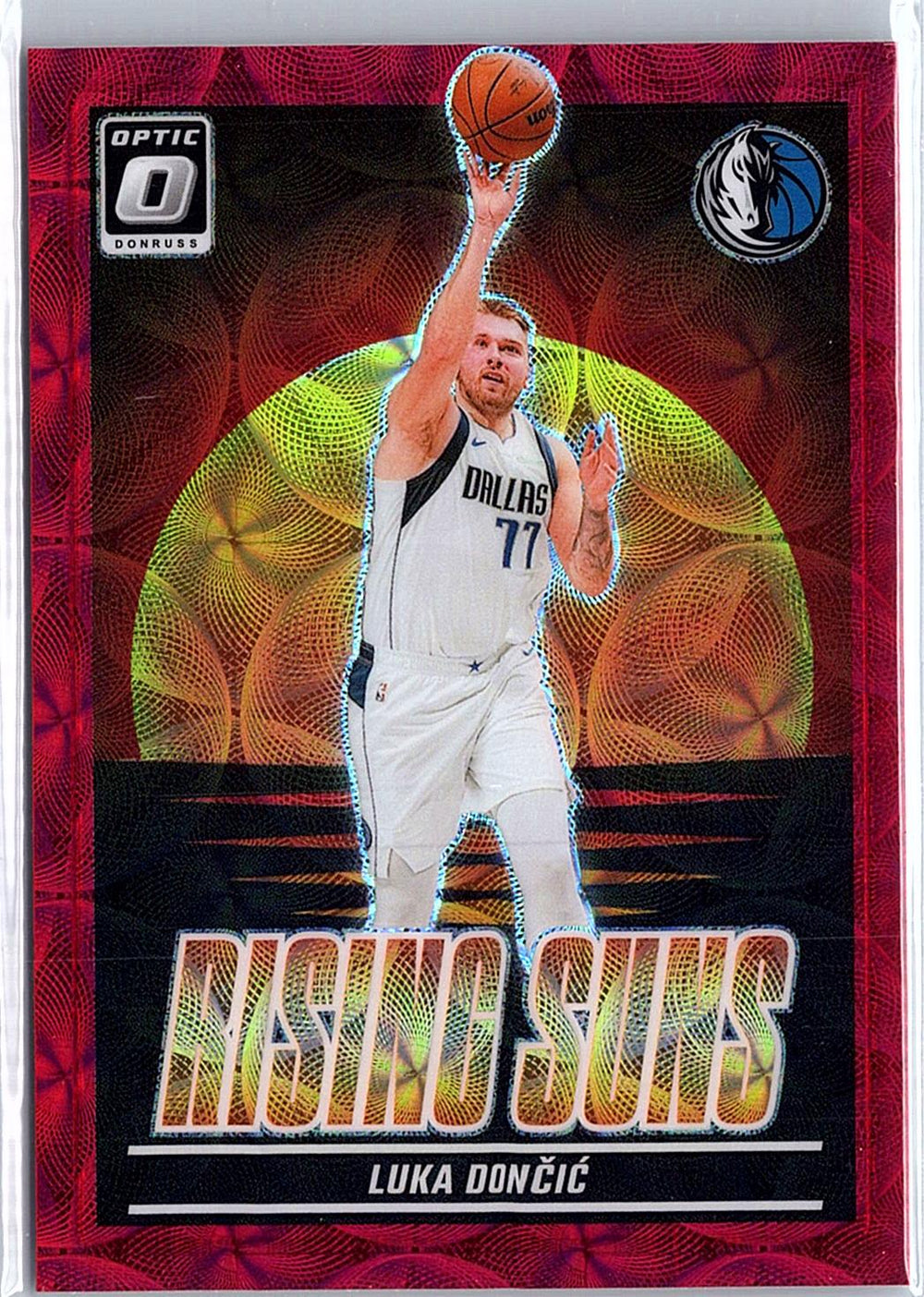 2024-25 Donruss Optic #4 Luka Doncic Rising Suns Red Scope