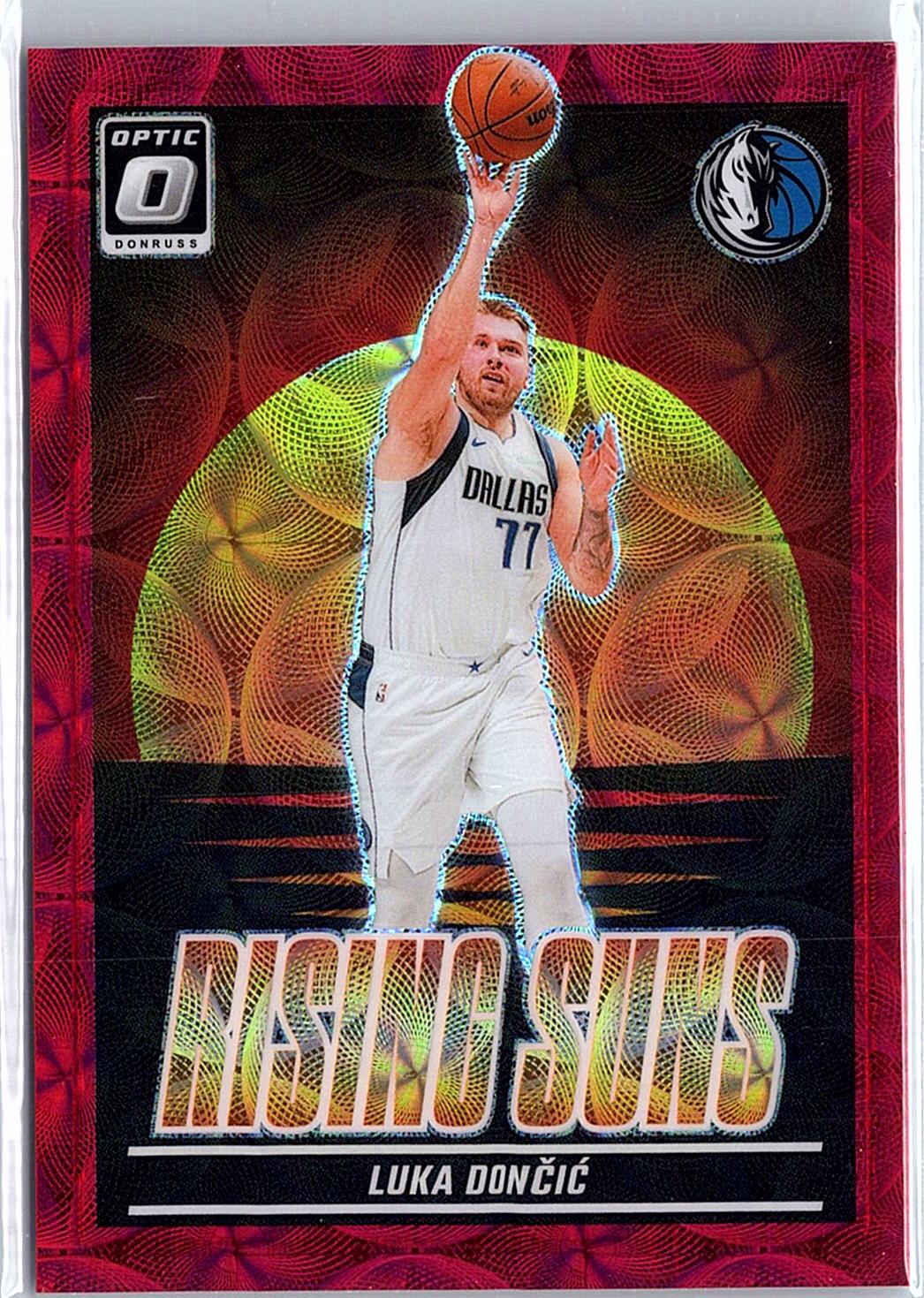 2024-25 Donruss Optic #4 Luka Doncic Rising Suns Red Scope
