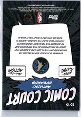 2025-26 Topps #CC-15 Anthony Edwards Comic Court