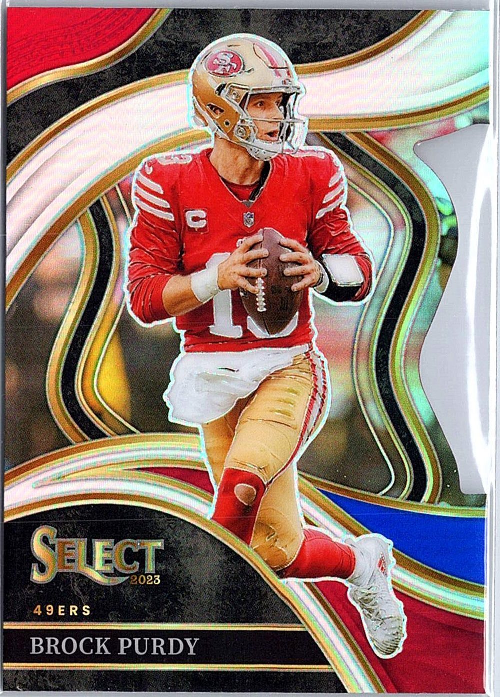 2023 Panini Select #293 Brock Purdy Silver Prizms Die Cuts