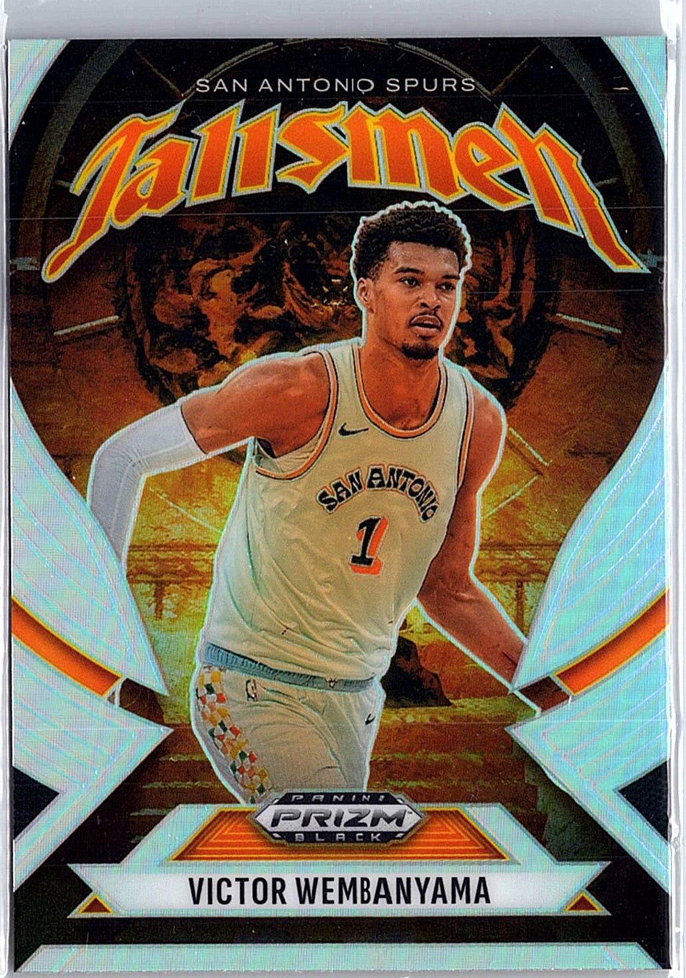 2024-25 Panini Prizm #10 Victor Wembanyama Talismen Silver