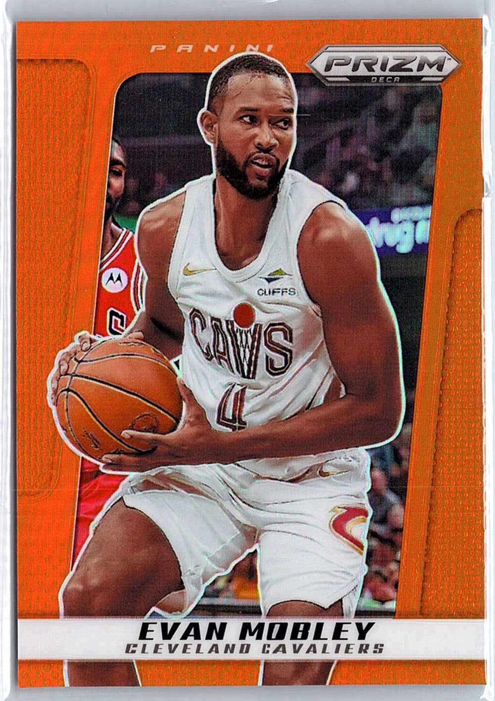 2024-25 Panini Prizm Deca #148 Evan Mobley Orange #/49