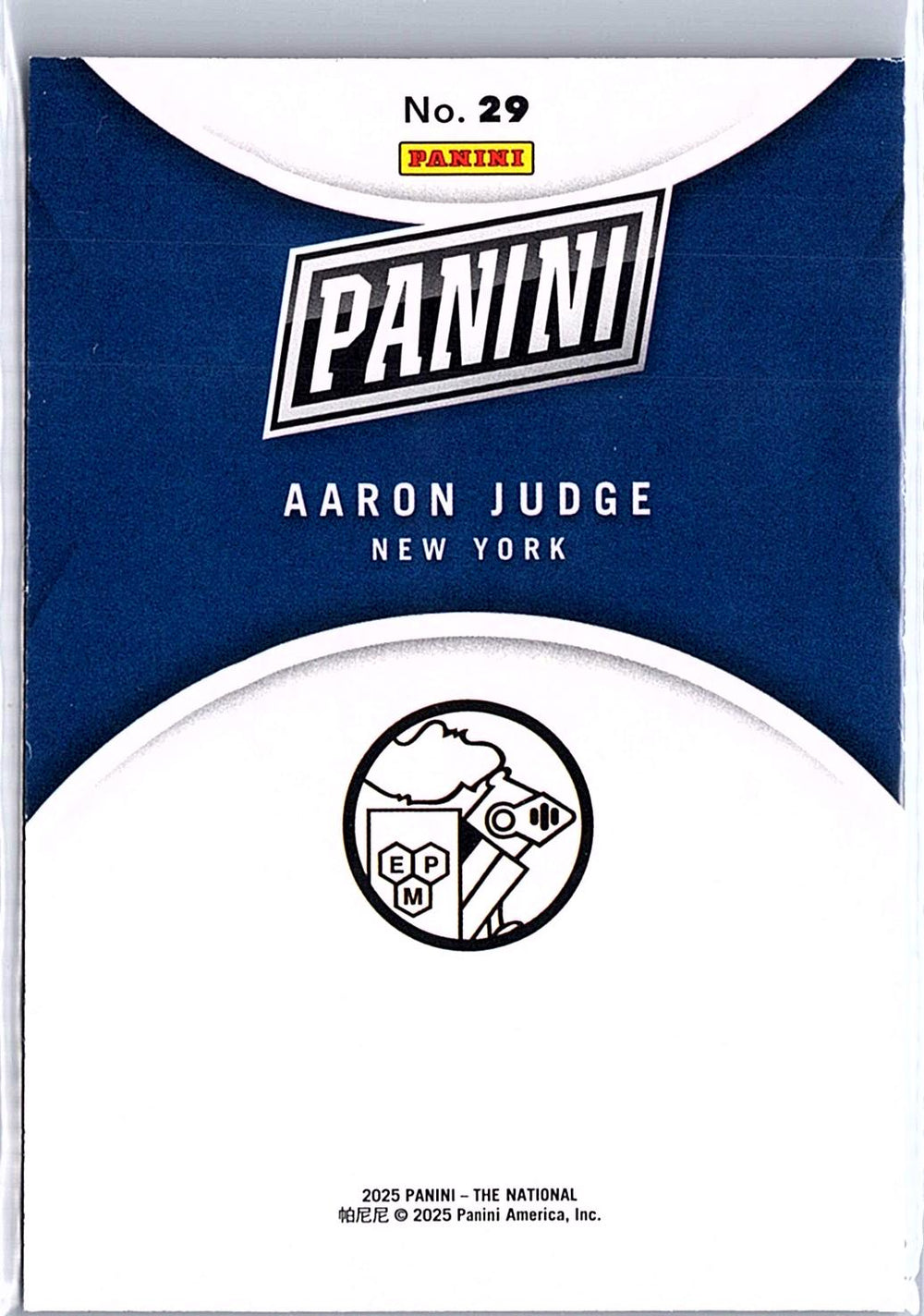 2025 Panini National Convention Silver Packs #29 Aaron Judge