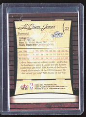 2004-05 Fleer Throwbacks LeBron James 23 Basketball Cleveland Cavaliers