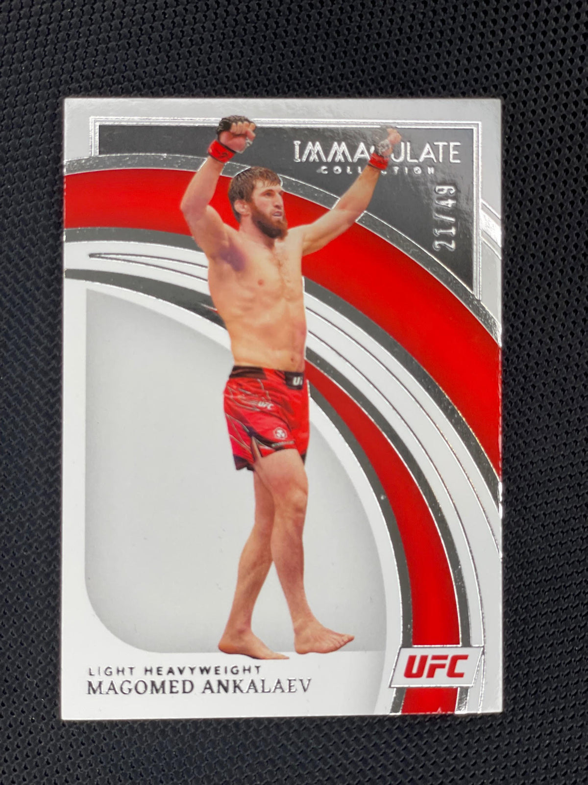 2022 Panini Immaculate Collection UFC #22 Magomed Ankalaev #/49
