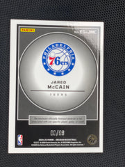 2024-25 Panini Obsidian #EG-JMC Jared McCain Equinox Gear Electric Etch Orange Flood #/99