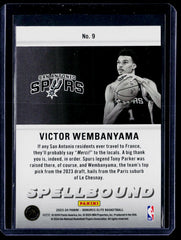 Victor Wembanyama Donruss Elite - Spellbound 9 NM