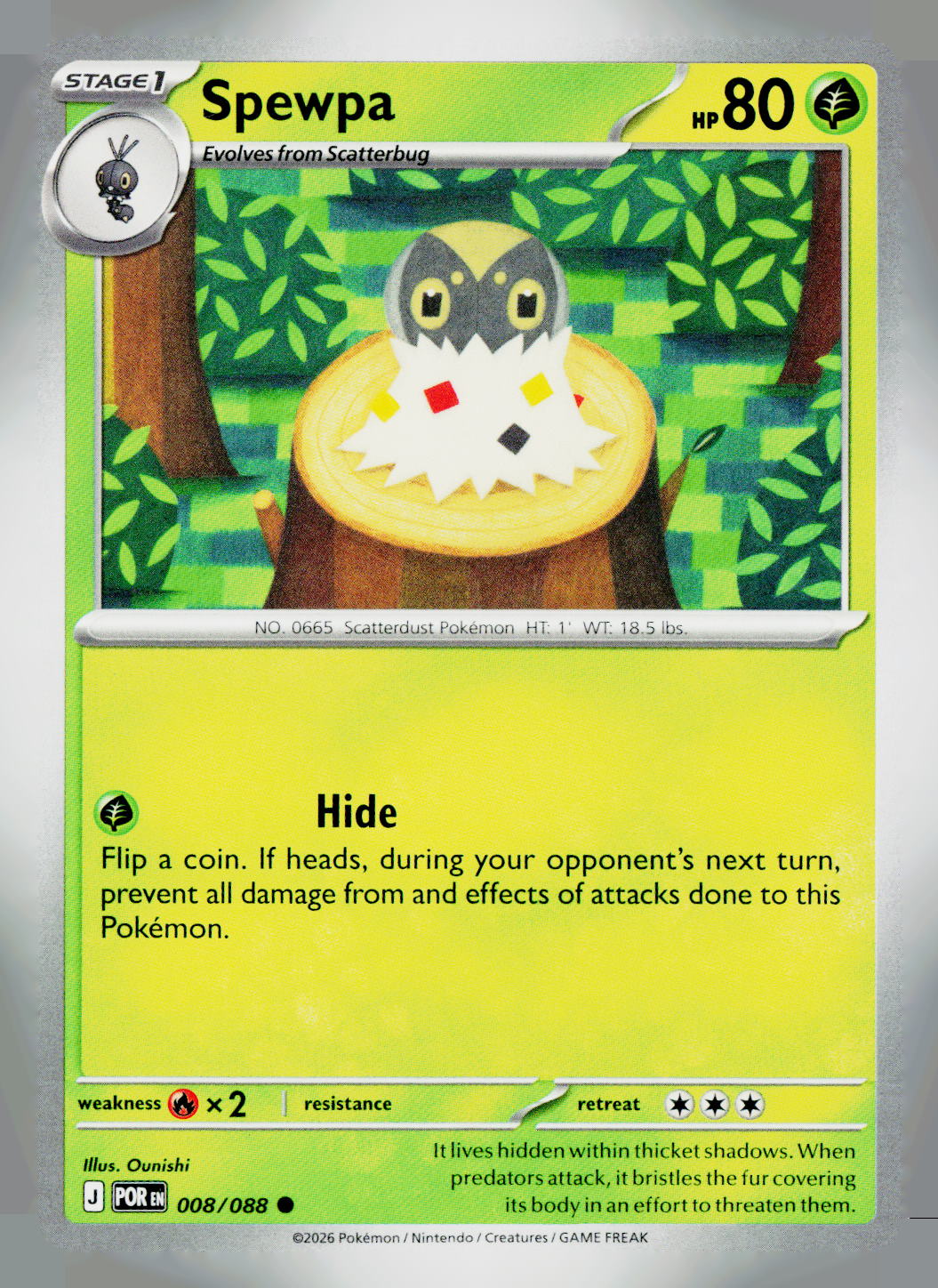 Spewpa POR 008/088 NM