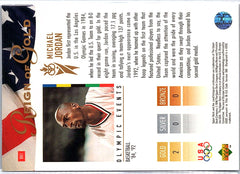 1996 Upper Deck USA Olympicards #RN1 Michael Jordan Reign of Gold Holograms