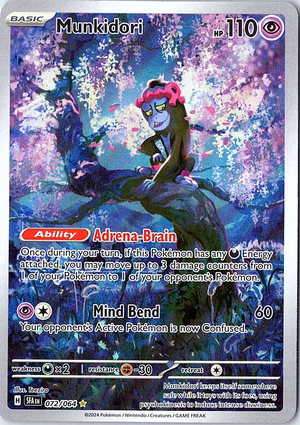 Munkidori Illustration Rare SV: Shrouded Fable 072/064 NM