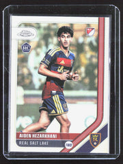 2026 Topps Chrome MLS - Refractor Aiden Hezarkhani 99 Soccer Real Salt Lake