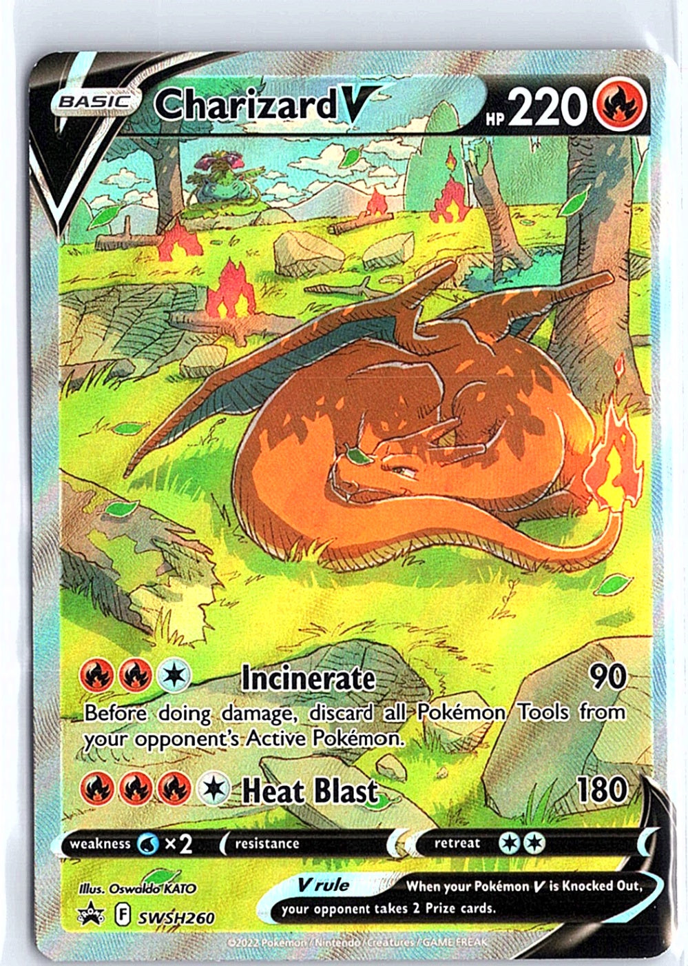 Charizard V Promo SWSH: Sword & Shield Promo Cards SWSH260 NM