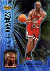 1998-99 Upper Deck Ionix - Area 23 Michael Jordan A8 Basketball Chicago Bulls