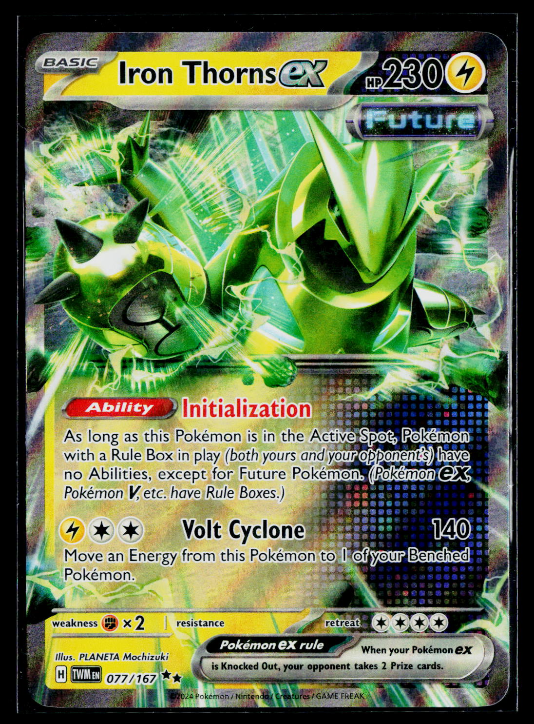 Iron Thorns ex TWM 077/167 Holo NM