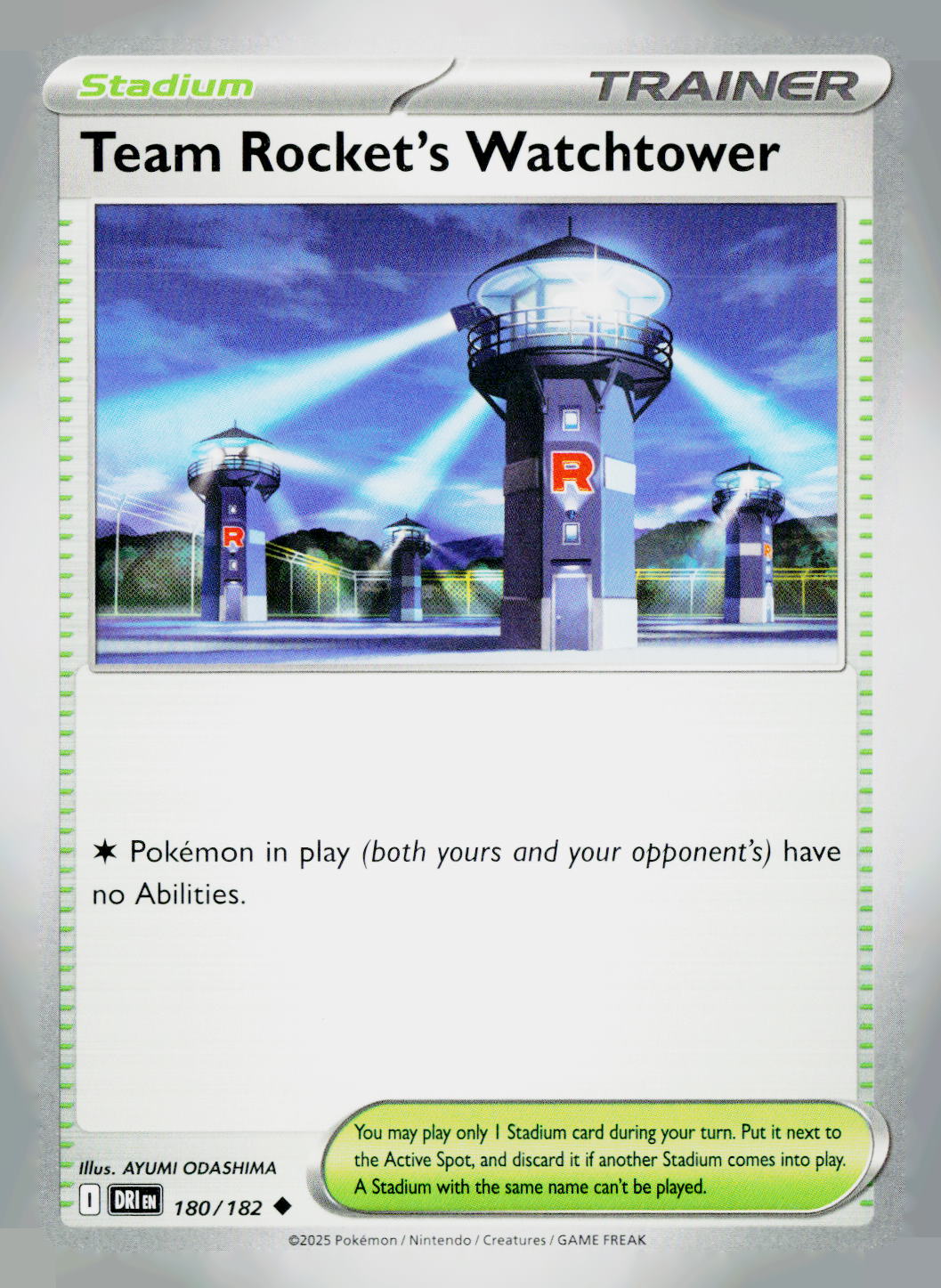 Team Rocket's Watchtower DRI 180/182 NM