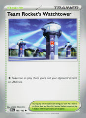 Team Rocket's Watchtower DRI 180/182 NM