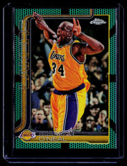 Shaquille O’Neal Topps Chrome Update - Aqua Basketball Refractor 142 NM