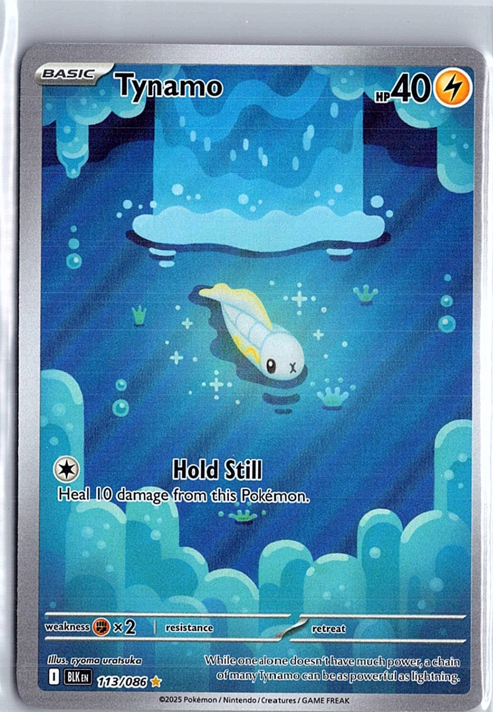 Tynamo Illustration Rare SV: Black Bolt 113/086 NM