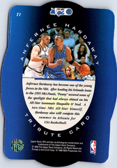 1996 SPx Anfernee Hardaway T1 Orlando Magic (Back)