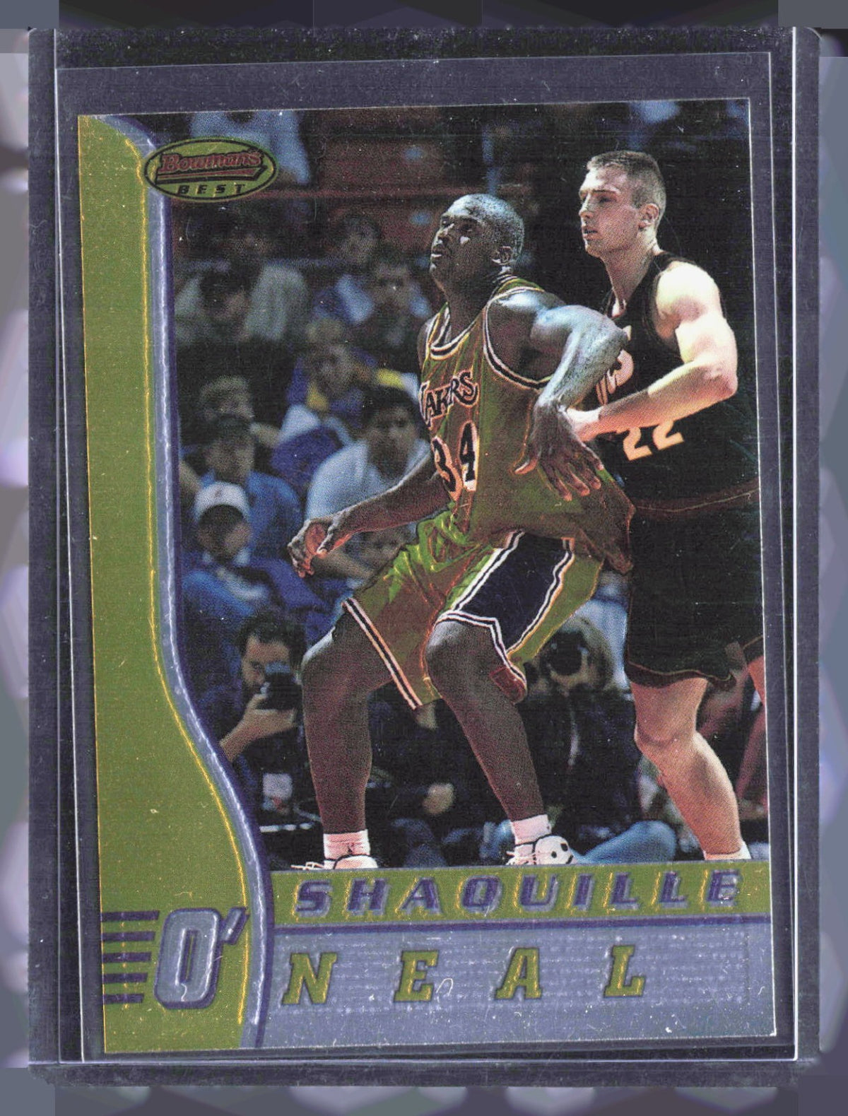 1996-97 Bowman's Best Shaquille O'Neal 70 Basketball Los Angeles Lakers