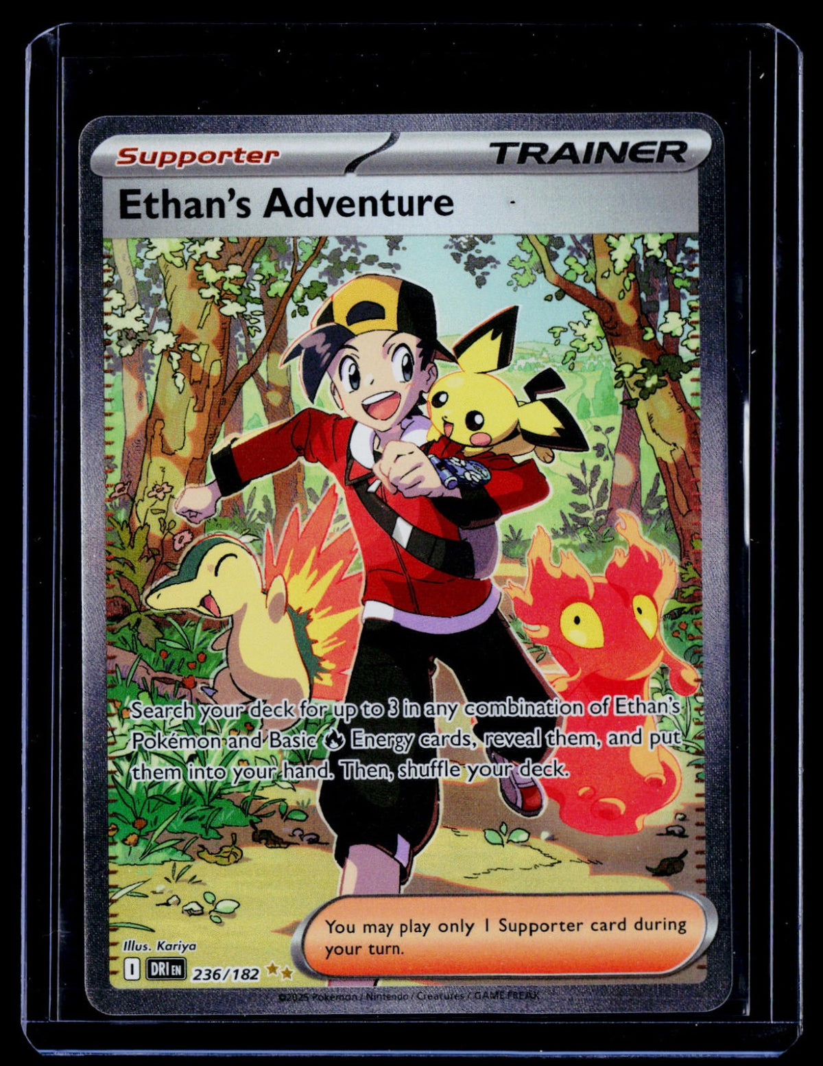 Ethan's Adventure Holo SV10: Destined Rivals 236/182 NM