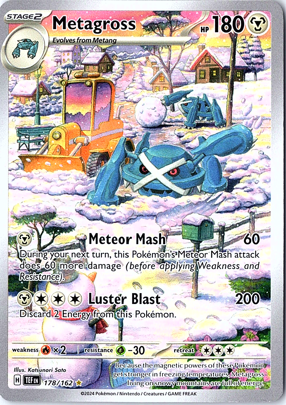 Metagross Illustration Rare SV05: Temporal Forces 178/162 NM