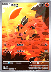 Tepig Illustration Rare SV: White Flare 096/086 NM