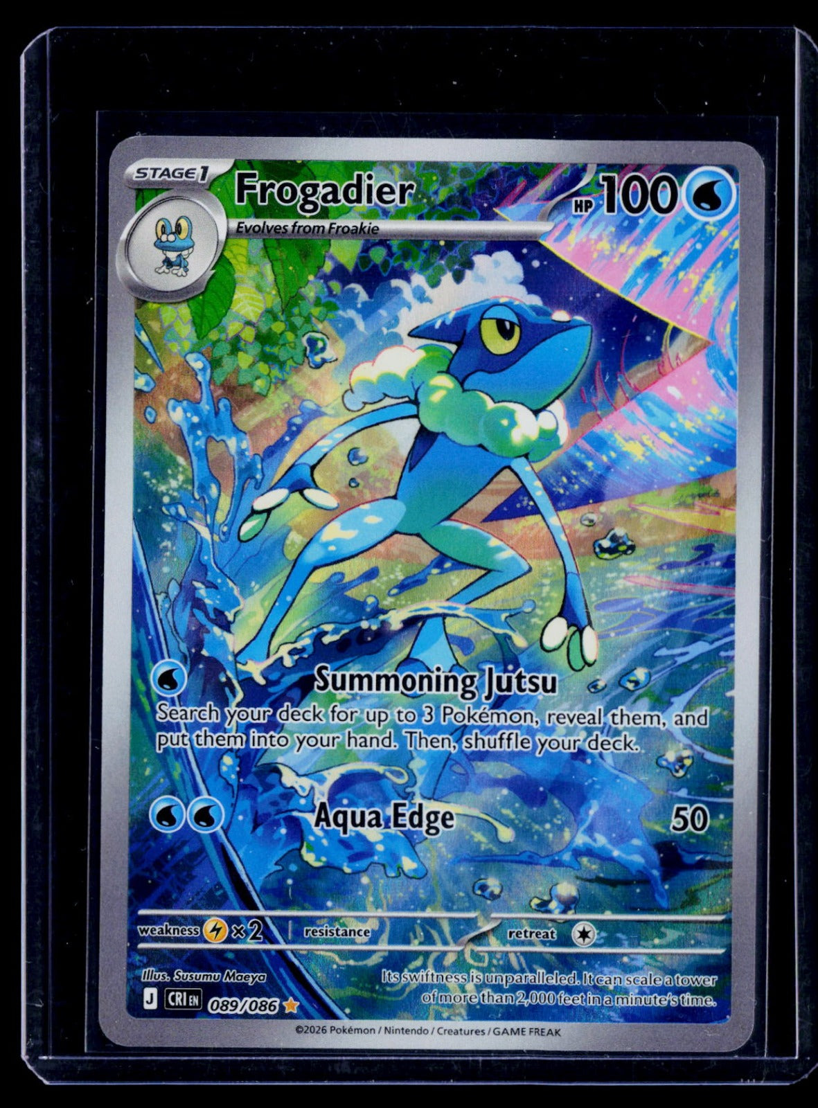 Frogadier 089 CRI Holo NM