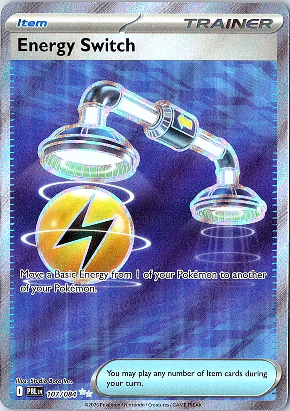 Energy Switch Ultra Rare ME05: Pitch Black 107/084 NM