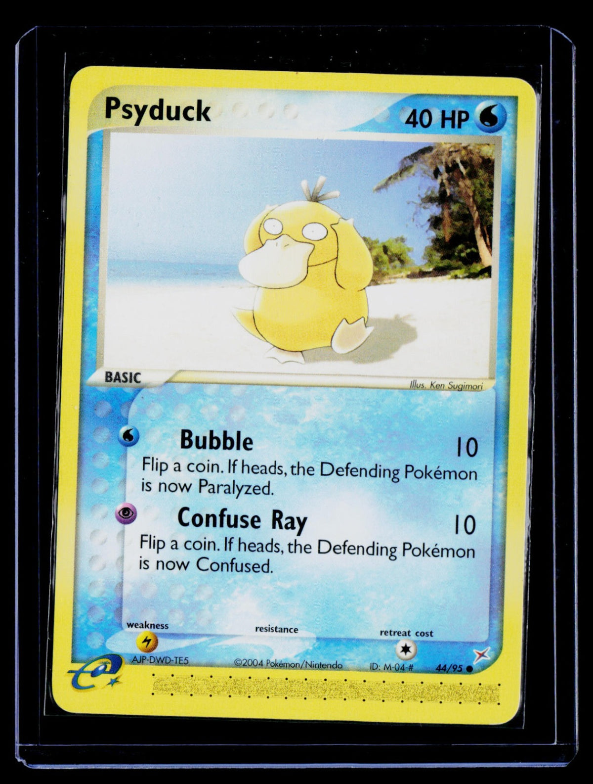 Psyduck EX Team Magma vs Team Aqua 44/95 NM