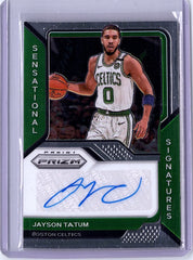 2020 Panini Prizm Jayson Tatum Auto Sensational Signatures SSJTU