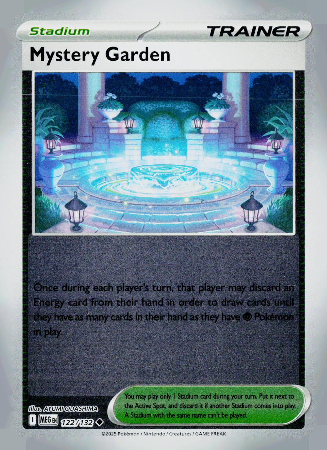 Mystery Garden MEG 122/132 Reverse Holo NM