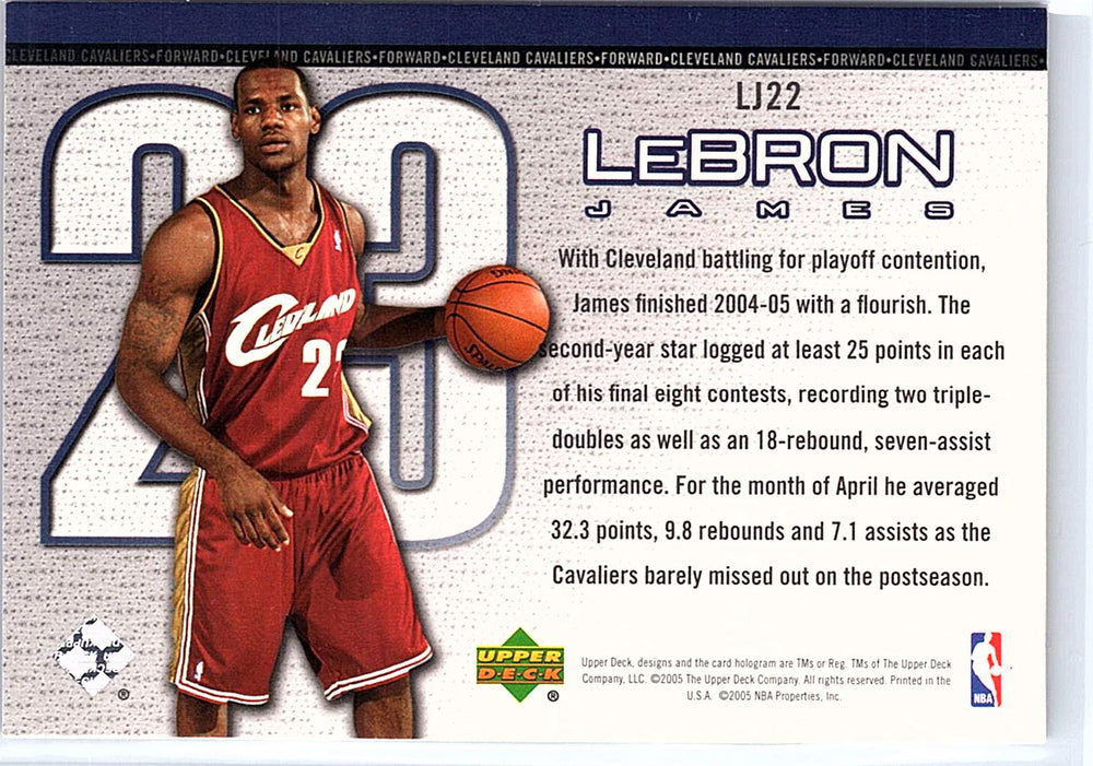2005-06 Upper Deck #LJ22 LeBron James LeBron James