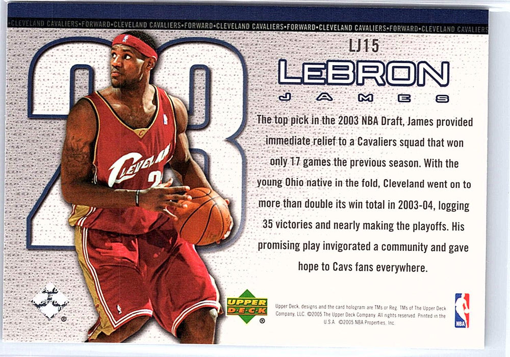 2005-06 Upper Deck #LJ15 LeBron James LeBron James