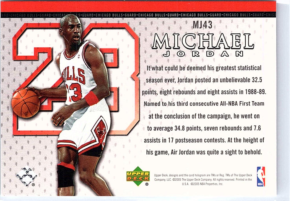 2005-06 Upper Deck - Michael Jordan #MJ43 Michael Jordan