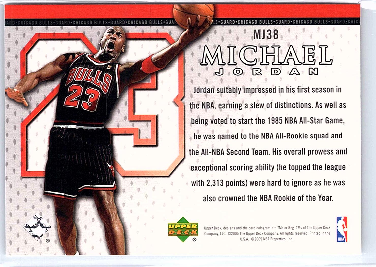 2005-06 Upper Deck - Michael Jordan #MJ38 Michael Jordan