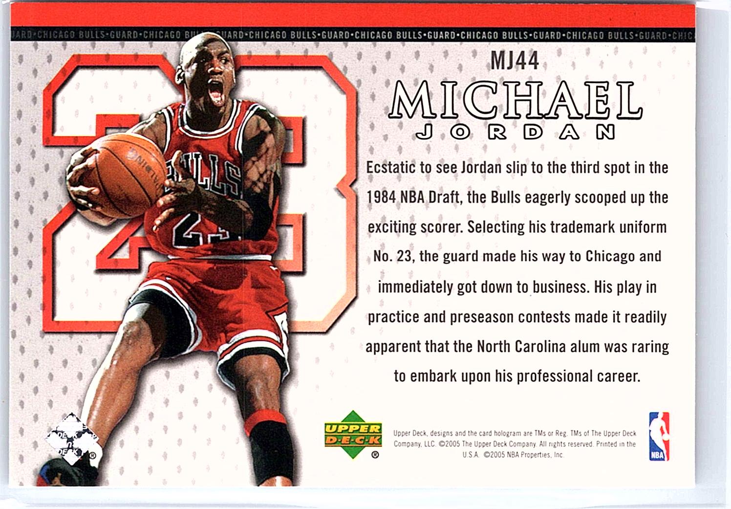 2005-06 Upper Deck - Michael Jordan #MJ44 Michael Jordan