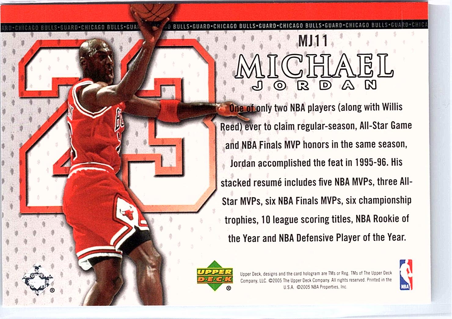 2005-06 Upper Deck - Michael Jordan #MJ11 Michael Jordan