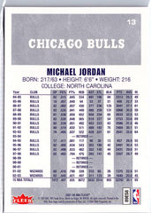 2007-08 Fleer Michael Jordan Box Set #13 Michael Jordan