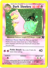 Dark Slowbro (12) Holo Rare Team Rocket 12/82 NM