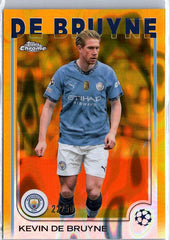 2024-25 Topps UEFA Club Competitions #17 Kevin De Bruyne Gold Foil #/50